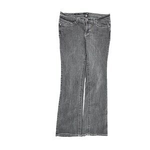 Ana Bootcut Back Flap Pockets Women's size 12 Black Denim jeans